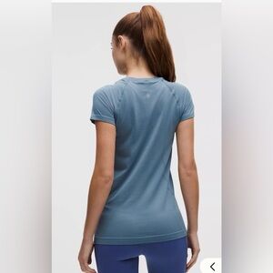 lululemon athletica Slate Blue Short Sleeve Tee